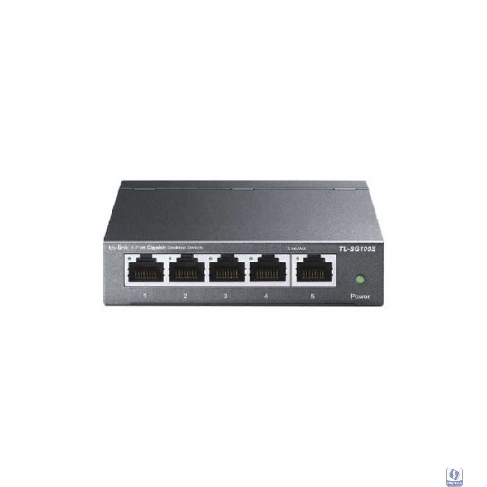 TP-Link TL-SG105S Настольный коммутатор с 5 портами 10/100/1000 Мбит/с