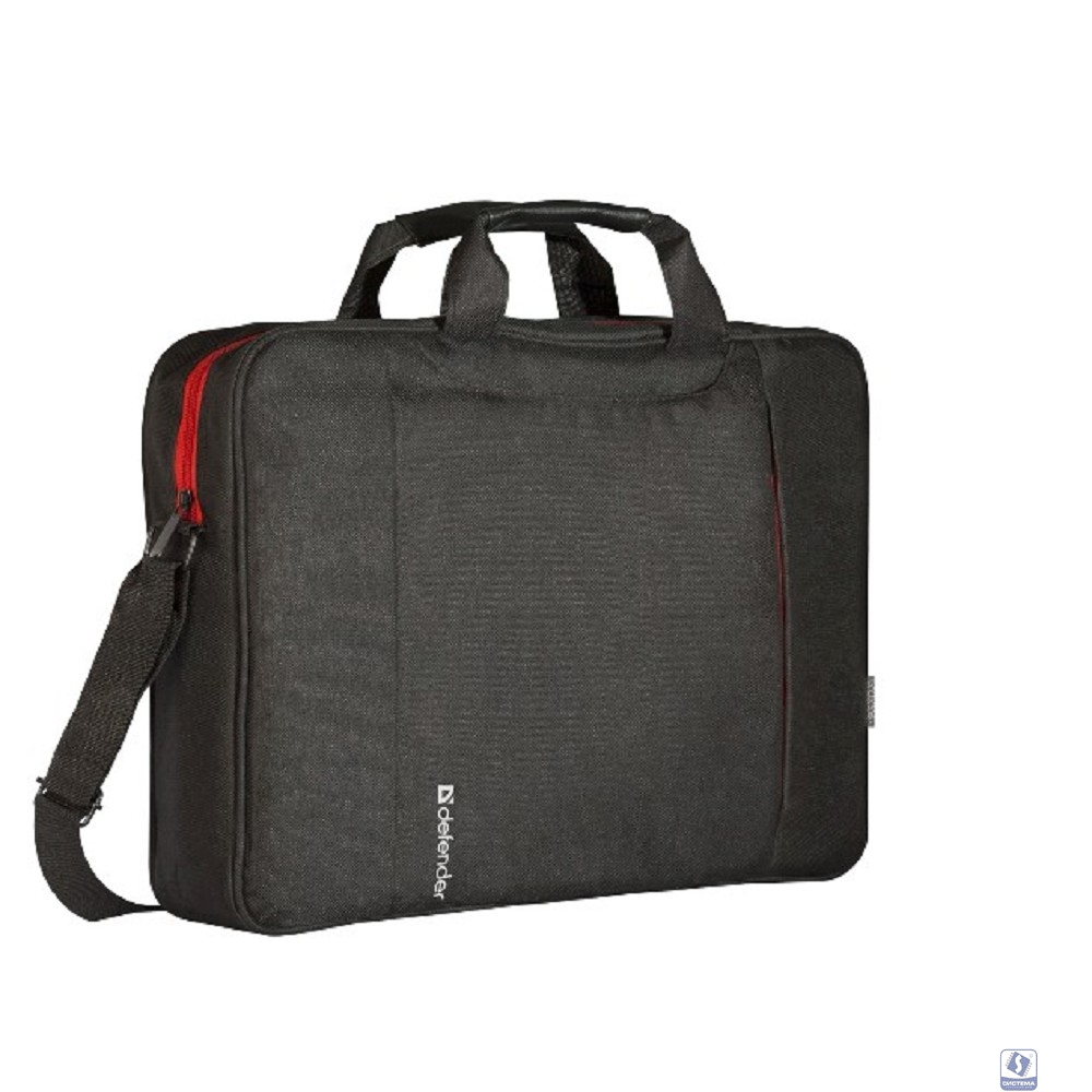 Сумка для ноутбука Defender Geek 15.6" черный, карман (26084)