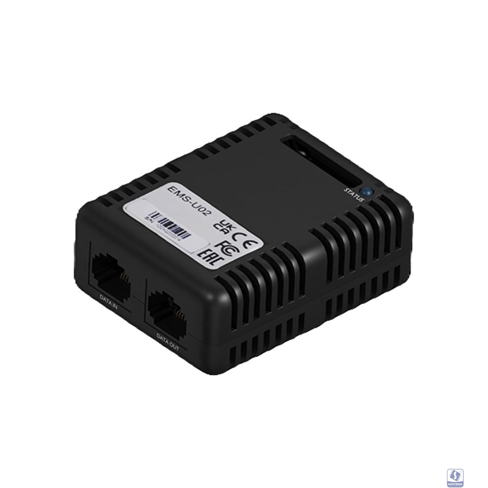 Сайбер Электро EMS-U02 Датчик окружающей среды (ENVIRONMENTAL SENSOR) - температура, влажность. Для работы с SNMP (ПМКАРД) в 1 фазных ИБП, 4 сухих контакта, габариты (ВхШхГ) 29х53х67