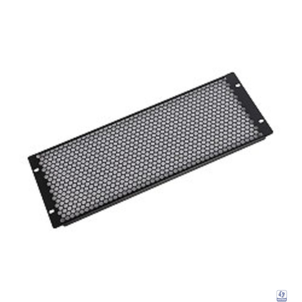 ЦМО Фальшпанель в шкаф 19" 5U перфорированная, цвет черный (ФП-5.4-9005)