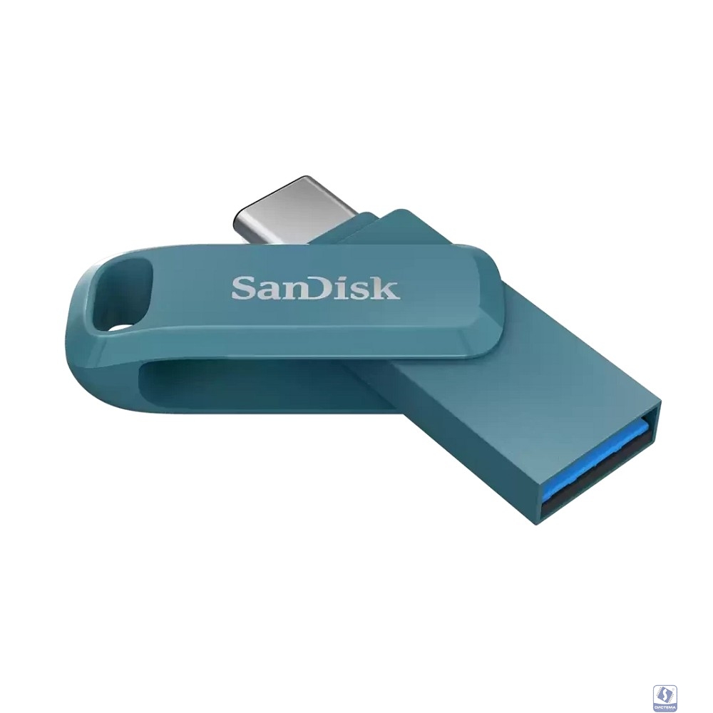 SanDisk USB Drive 128Gb  Ultra Dual Drive Go, USB 3.1 - USB Type-C голубой  [SDDDC3-128G-G46NBB]