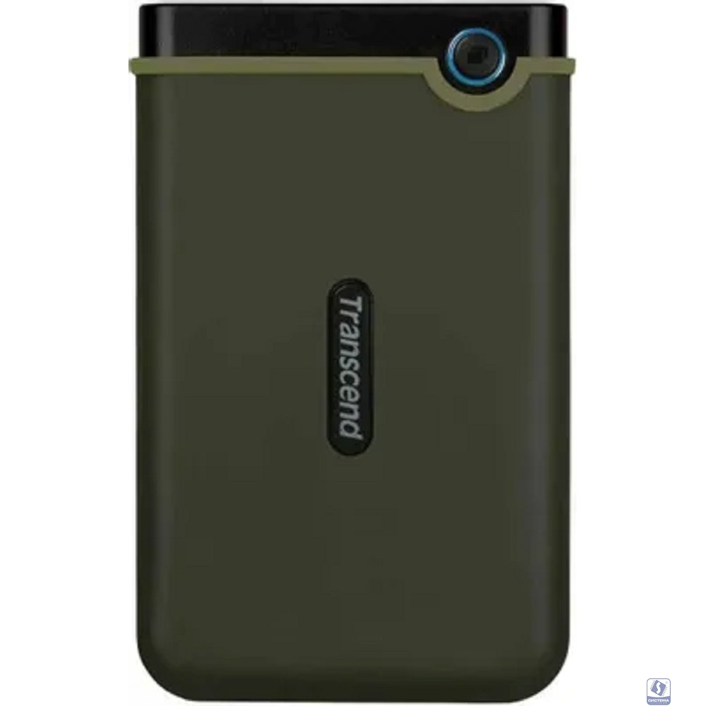 Transcend Portable HDD 2TB StoreJet 25M3S, USB 3.1 gen.1, Милитари зеленый (тонкий)
