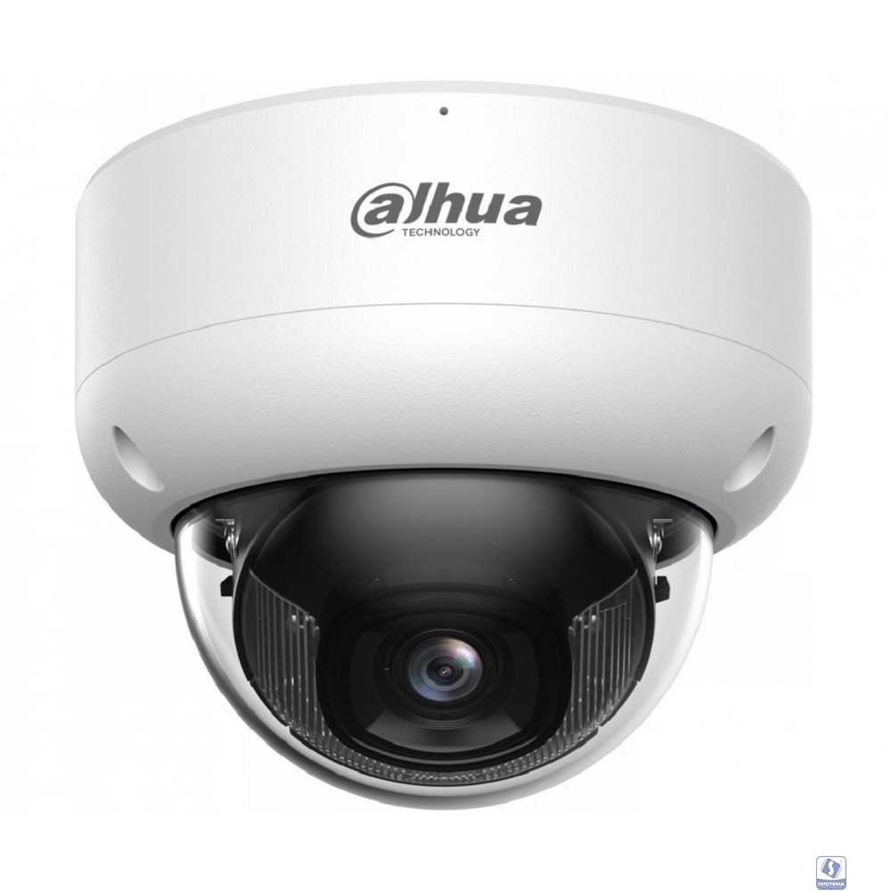 DAHUA DH-IPC-HDBW3249EP-S-IL-0280B Уличная купольная IP-видеокамера с ИИ 2Мп; 1/2.9” CMOS; объектив 2.8мм;  видеоаналитика: SMD 4.0, AI SSA; ИК40м, LED 40м; IP67, IK10; MicroSD, PoE; корпус: металл