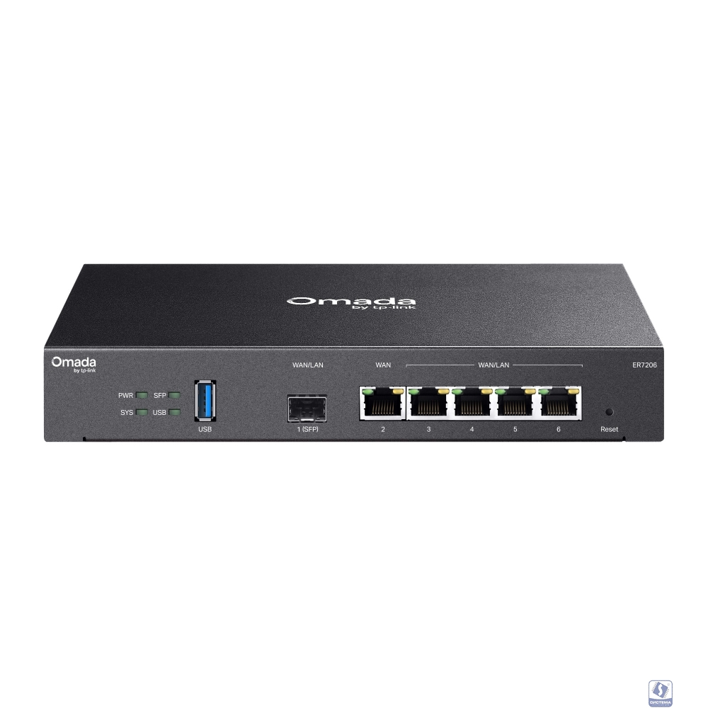 TP-Link ER7206 (TL-ER7206) VPN-маршрутизатор Omada с гигабитными портами и поддержкой Multi-WAN