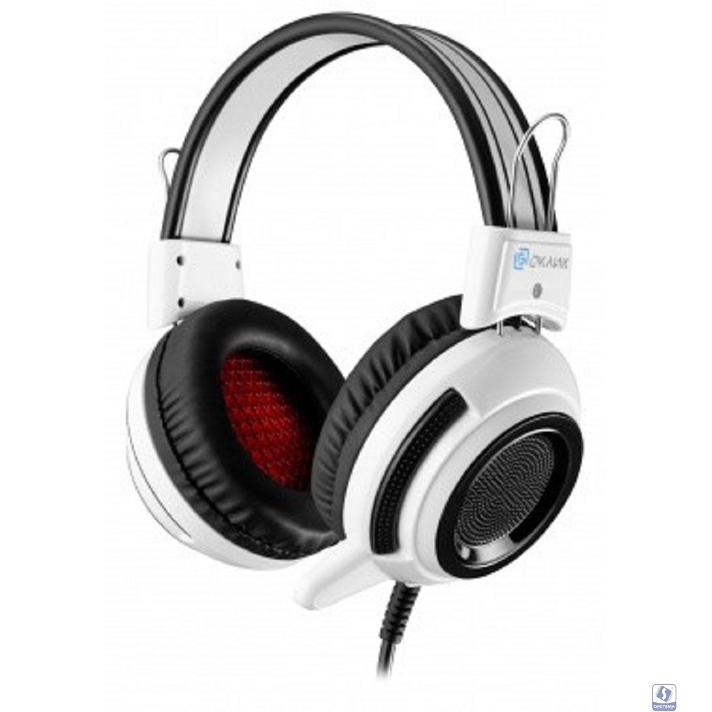 Oklick HS-G300 белый/черный  [361558]