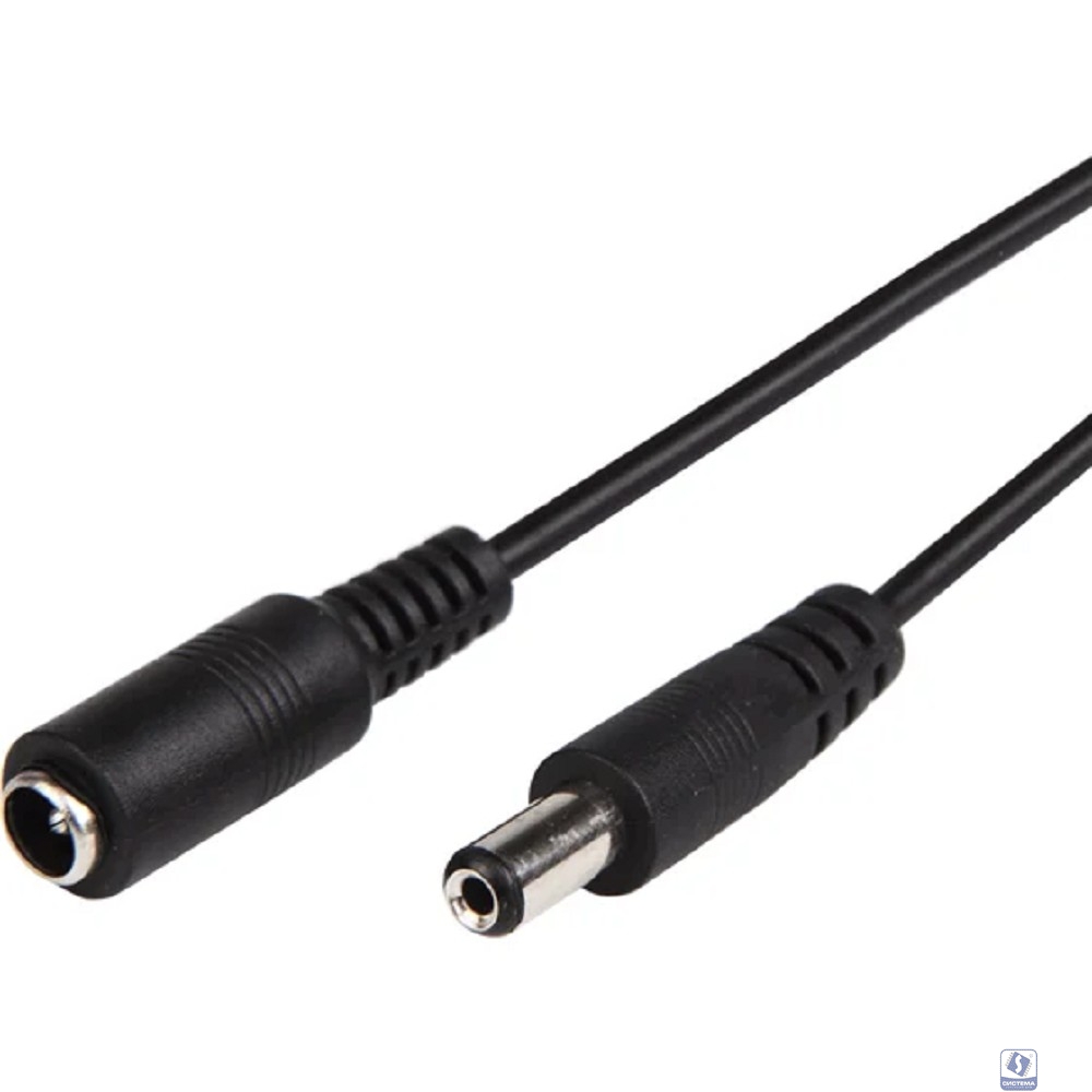 Rexant (14-0350) Удлинитель кабеля питания DC гнездо-штекер (2,1х5,5мм) 1,5м