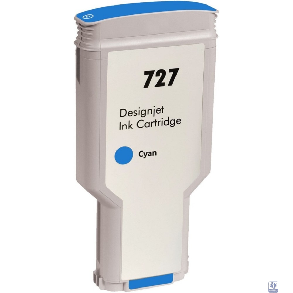 Струйный картридж NV Print 727 (NV-F9J76A) Cyan для HP DesignJet T920/T930/T1500/T1530/T2500/T2530 (300 мл) совместимый