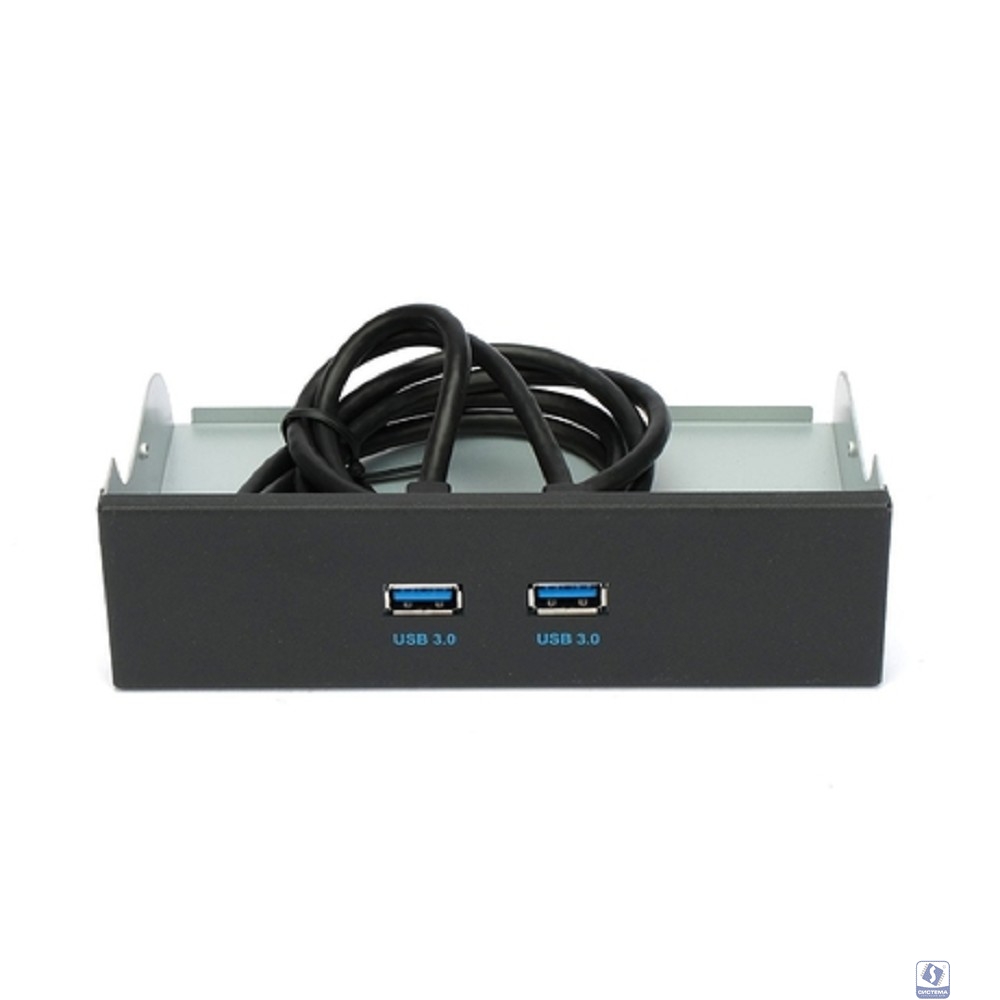 Gembird Планка USB 3.0 на переднюю панель 5.25", 2 порта USB (FP5.25-USB3-2A)