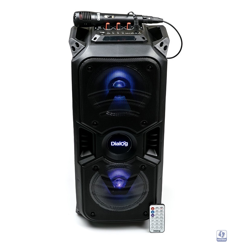 Dialog Oscar AO-11 - акустическая колонка 1.0, 26W RMS, Караоке c микрофоном, BT+FM+USB+SD+LED