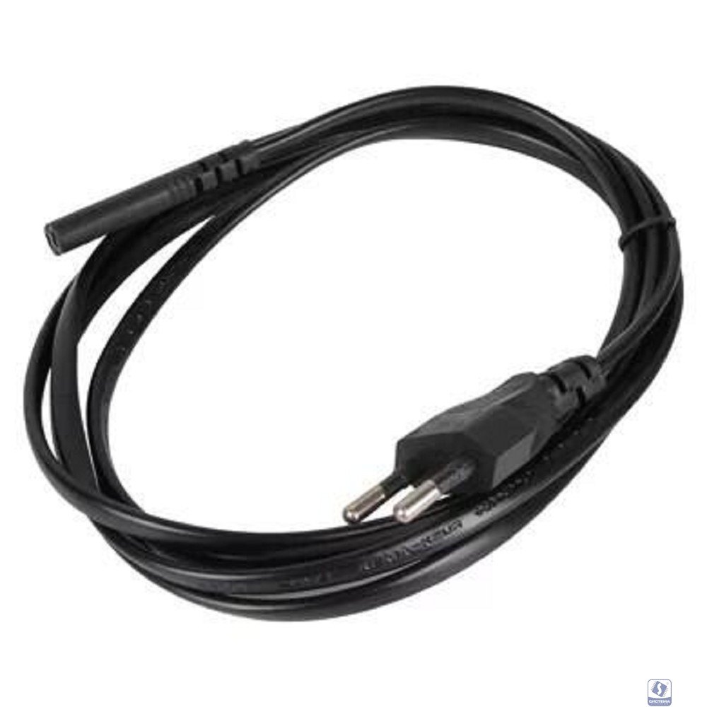 Кабель для аудио-видео техники IEC-320-C7, 2-pin 1,8m ,черный, iOpen<ACE023-1.8M>
