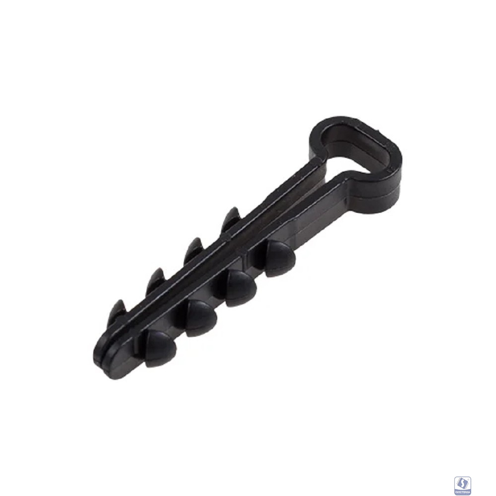 Rexant (07-4609) Дюбель-хомут 5-8мм, прямоугольный, черный (100 шт/уп)