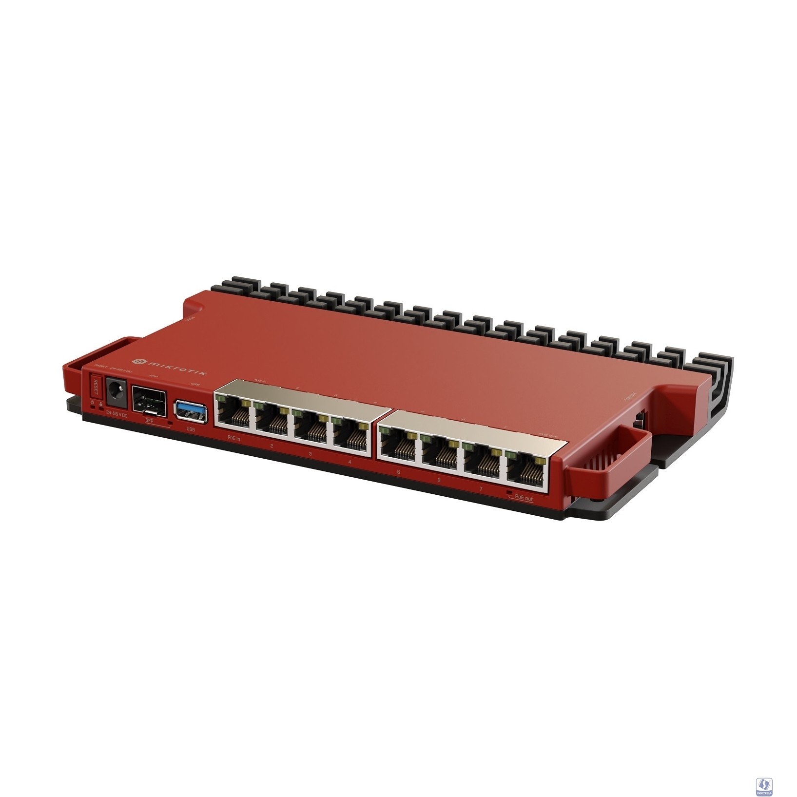 MikroTik L009UiGS-RM Маршрутизатор, 8*1Gbit, 1*SFP 2.5Gbit