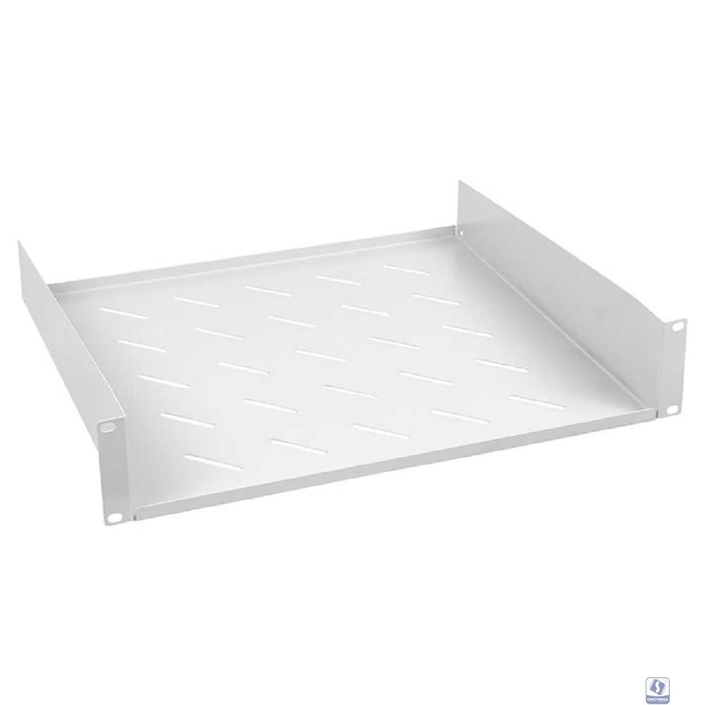 Cabeus SH-J017-2U-400 Полка 19" перфорированная консольная 2U глубина 400 мм