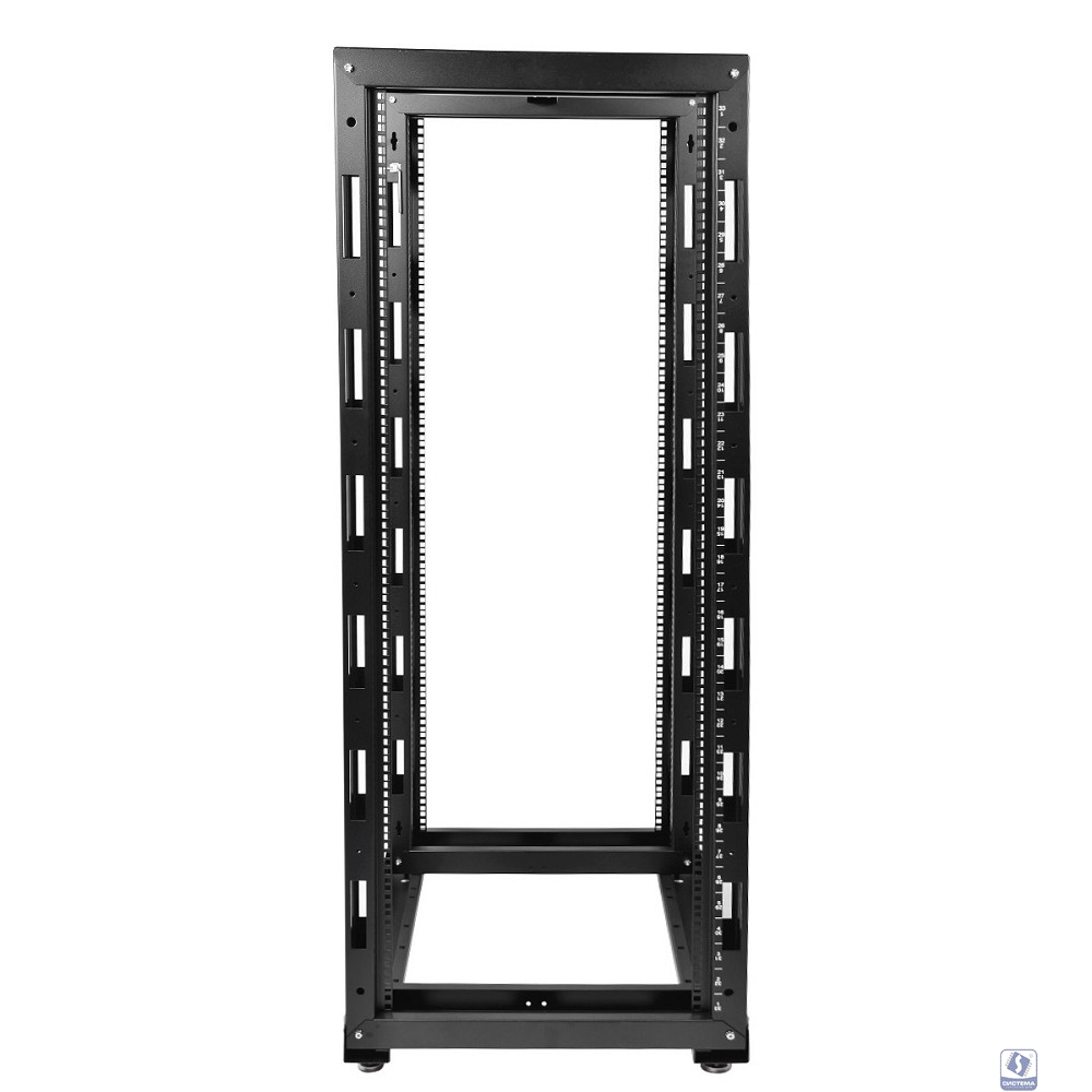 ЦМО Стойка телекоммуникационная универсальная 47U двухрамная,цвет черный (СТК-47.2-9005) 