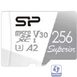Флеш карта microSDXC 256GB Silicon Power SP256GBSTXDA2V20 Superior V30 A2 w/o adapter