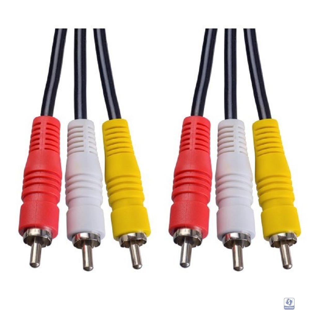 PERFEO Кабель 3xRCA вилка - 3xRCA вилка, длина 1 м. (R3102)