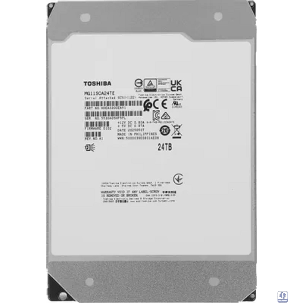 Жесткий диск серверный Toshiba MG11SCA24TE 3.5" 24TB MG11 Series SAS