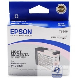 EPSON C13T580600 Картридж для Epson Stylus Pro 3800  светло-пурпурный  (Light Magenta) 80 мл. (LFP)
