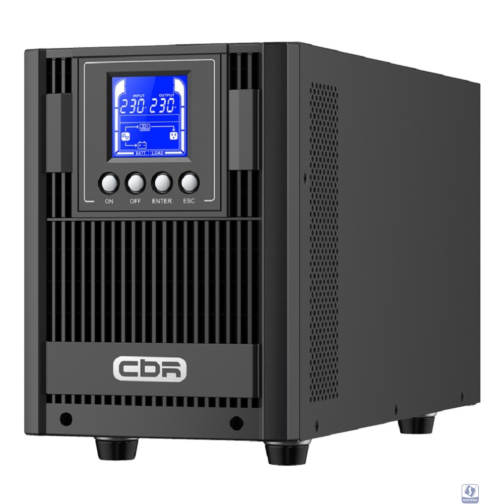 ИБП CBR ESSENCE ESN-1500 [Online 1500 VA / 1500 W, Tower, 4 x EURO, LCD, HID-USB, RS232, EPO, SNMP slot]