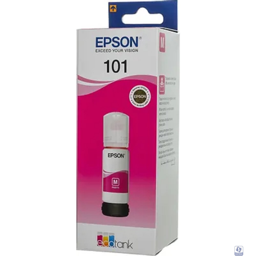 EPSON C13T03V34A  Контейнер 101 с пурпурными чернилами для  L4150/L4160/L6160/L6170/L6190, L6290 70 мл.