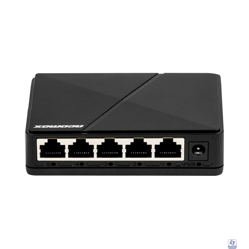 NEOMAX неуправляемый коммутатор NMS-105P-1000-P, 5 портов 1000 Mbps, пластик