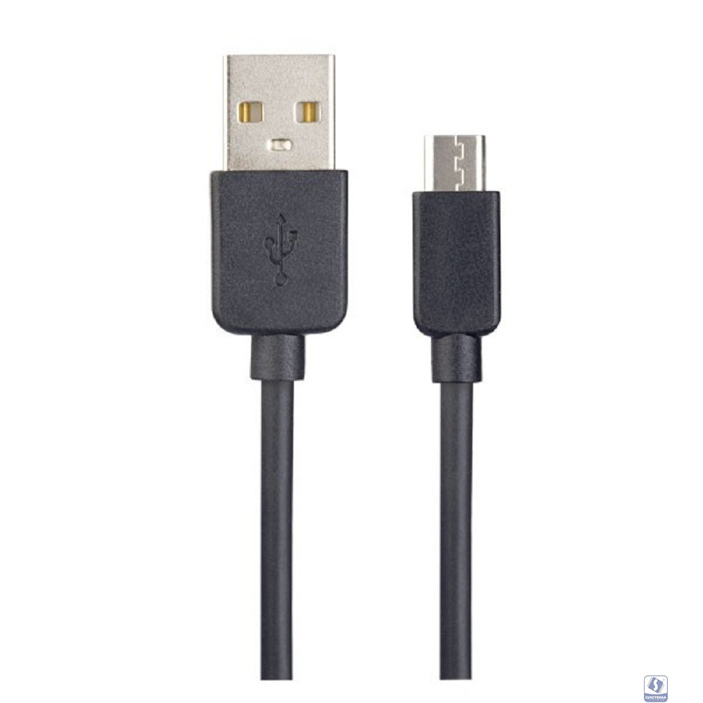 PERFEO Кабель USB2.0 A вилка - Micro USB вилка, черный, длина 1 м., бокс (U4006)