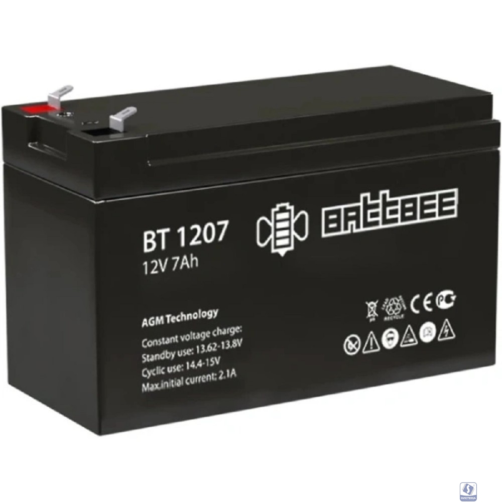 BattBee BT 1207 (7 А/ч, 12В)