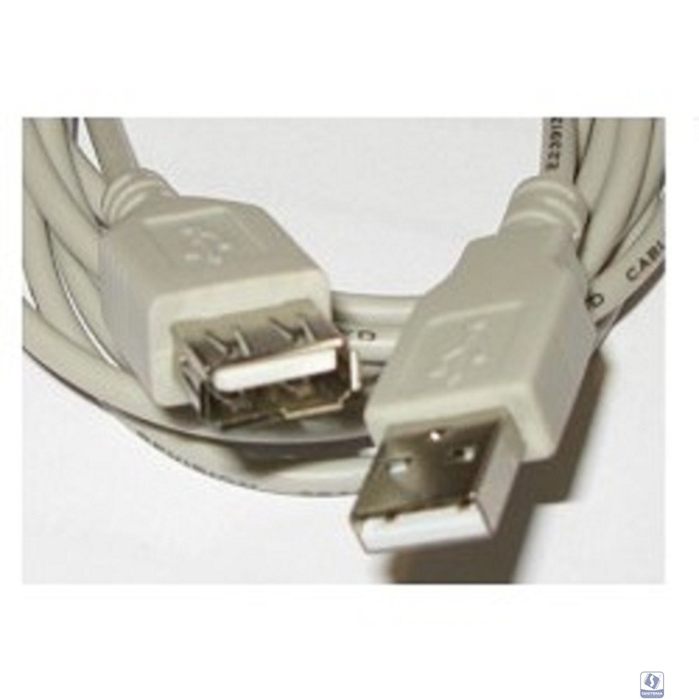 Gembird PRO CCF-USB2-AMAF-6 USB 2.0 кабель удлинительный 1.8м AM/AF  позол.конт., фер.кол.,  пакет 