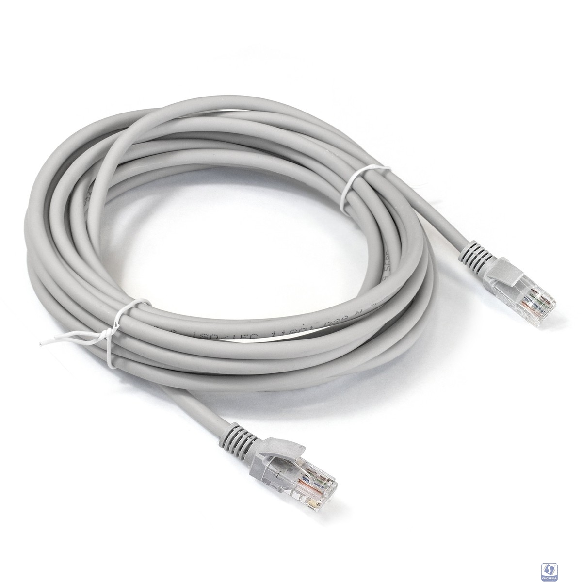 Exegate EX286385RUS Патч-корд LSZH UTP-RJ45-RJ45-5e-5M-LSZH-GY, UTP, cat.5e, 5м, серый