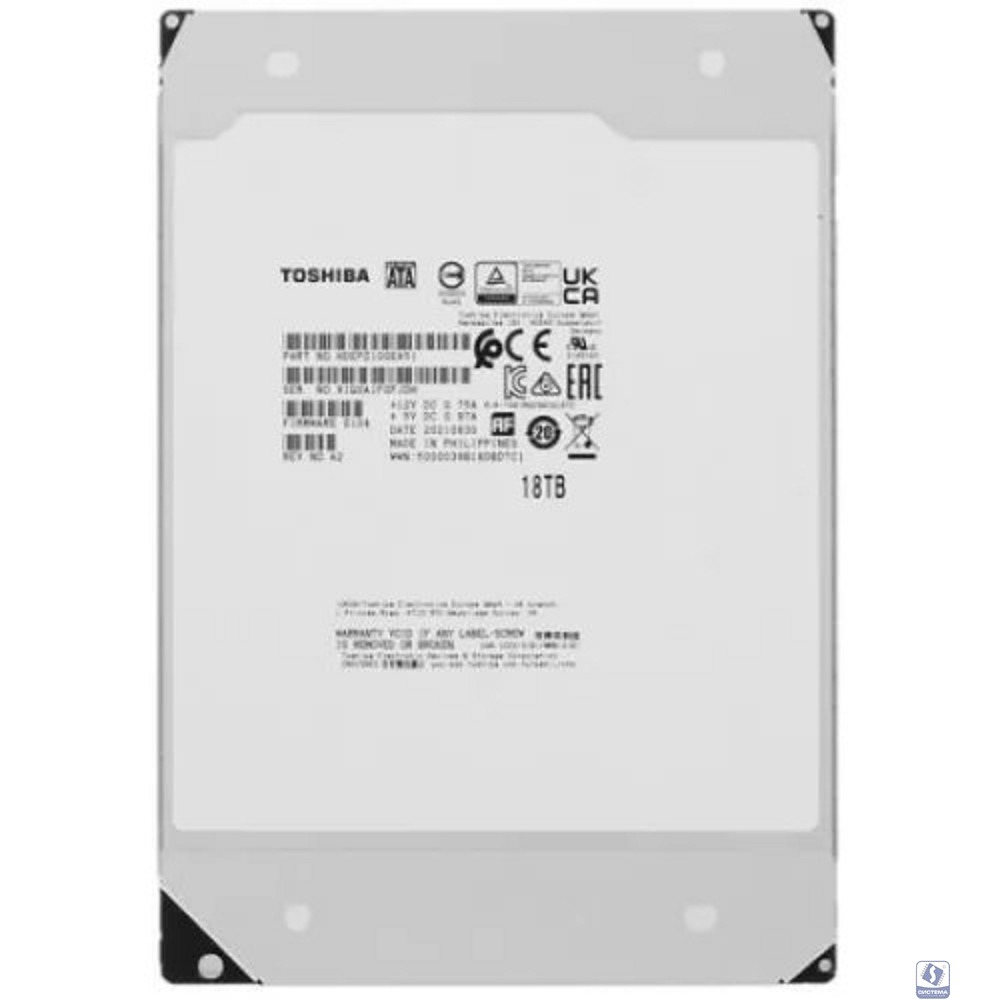 18TB Toshiba Enterprise Capacity (MG09SCA18TE) SAS, 7200 rpm, 512Mb buffer, 3.5"}