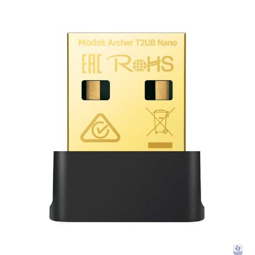 Повреждение упаковки TP-Link Archer T2UB Nano AC600 Ультракомпактный двухдиапазонный Wi-Fi USB-адаптер Bluetooth 4.2