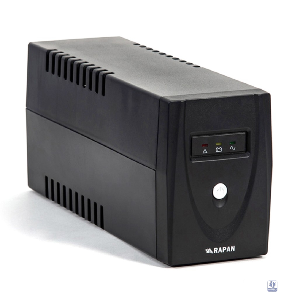 Источник бесперебойного питания (738) Бастион RAPAN-UPS 800ВА/480Вт/line-interactive/162 - 290 В/АКБ 7Ачx1/1xC13 1xSchuko/1,5 л.г.