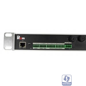 REM Упр. блок розеток с монит. Rem-MC1 3 С13, 2 С19, 32A, алюм., 19", колодка R-MC1-32-3C13-2C19-440-K