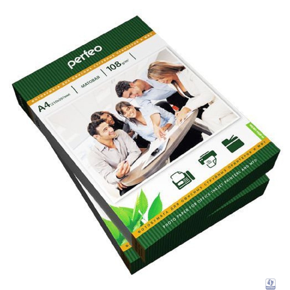 Perfeo PF-MTA4-108/100 Бумага Perfeo матовая 100л, A4 108 г/м2 (M05)