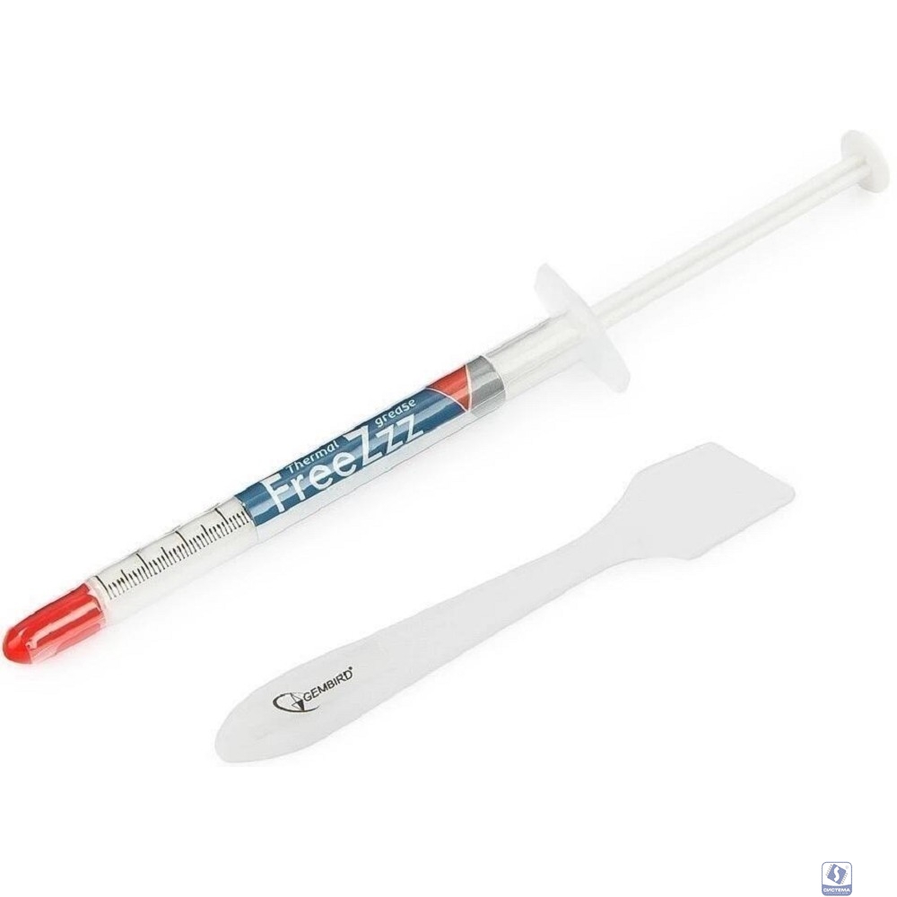 Термо паста Gembird FreeZzz GF-01-1.5 для радиаторов, 1,5гр, шприц