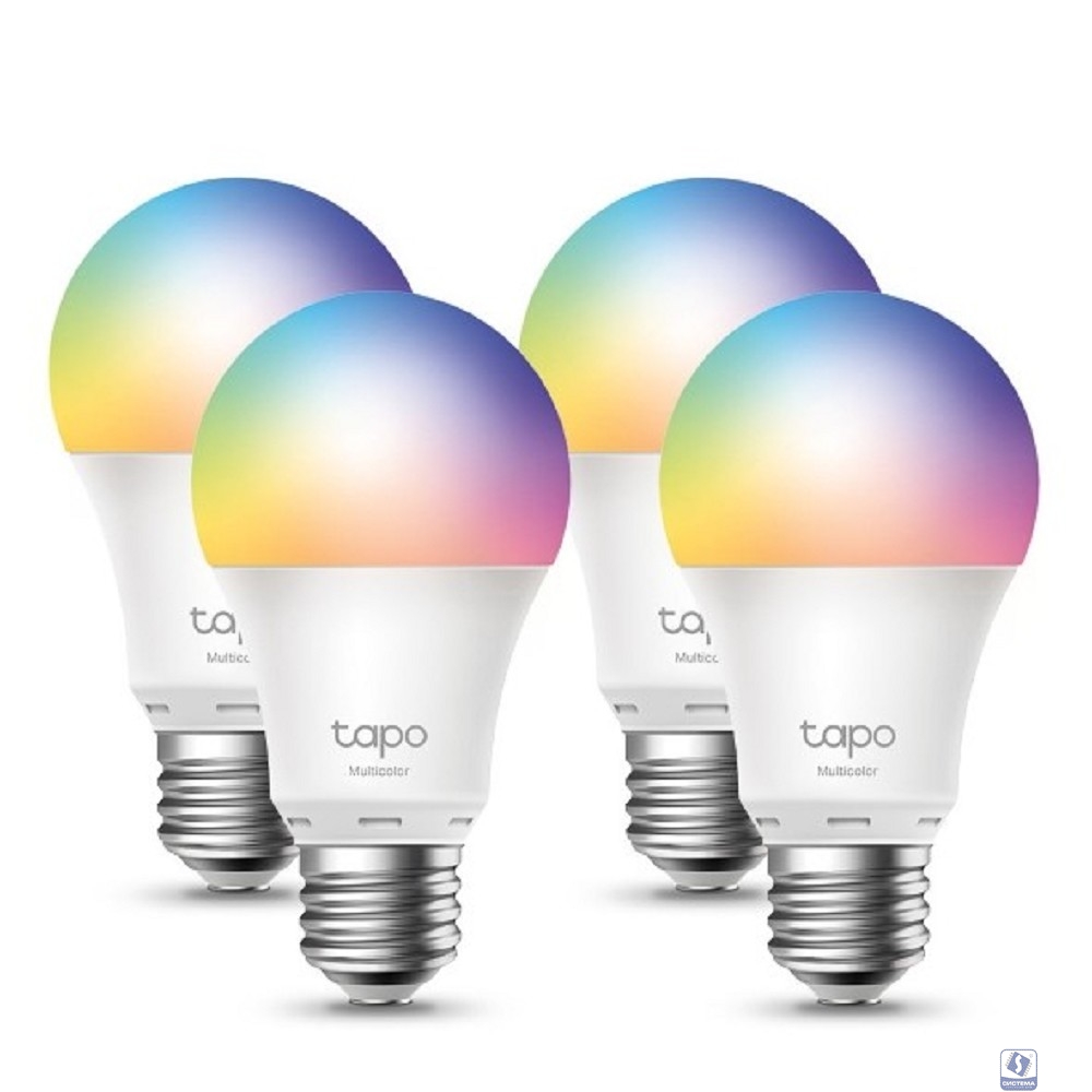 TP-Link Tapo L530E(4-pack) Умная многоцветная Wi-Fi лампа, 4 шт.