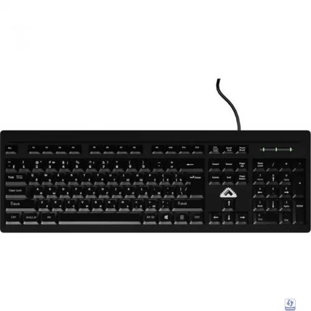 Клавиатура БЕШТАУ КЛ104РУ (PN:SG)(104 клавиши, USB, 1,8 м, цвет русской/латинской раскладки Белый/Белый, лазерная гравировка, черная, РФ)