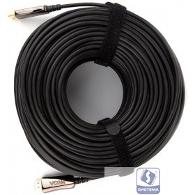 VCOM D3742A-80M Активный оптический кабель HDMI 19M/M,ver. 2.0, 4K@60 Hz 80m VCOM <D3742A-80M> VCOM D3742A-80M Активный оптический кабель HDMI 19M/M,ver. 2.0, 4K@60 Hz 80m VCOM <D3742A-80M>
