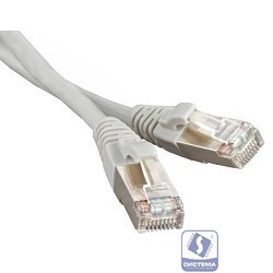 Hyperline PC-LPM-STP-RJ45-RJ45-C6-3M-LSZH-GY Патч-корд F/UTP, экранированный, Cat.6, LSZH, 3 м, серый
