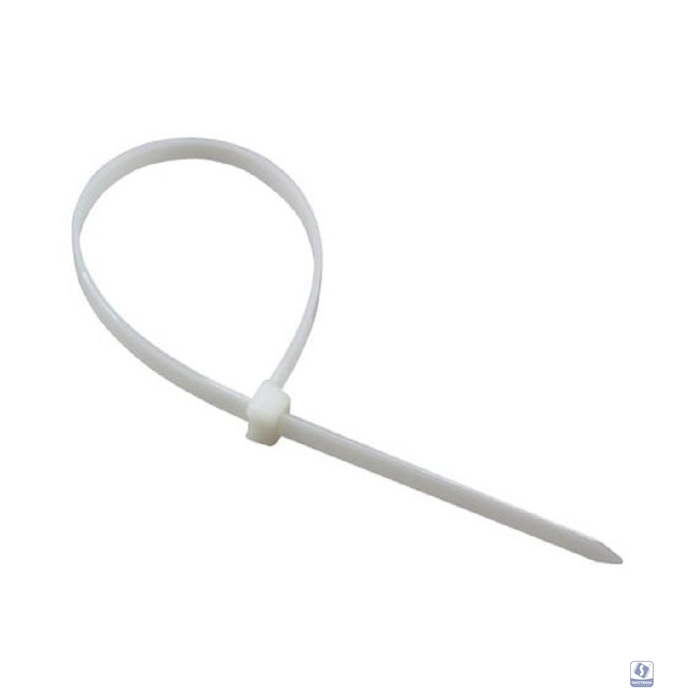 Rexant (07-0200-4) Хомут nylon  2.5 х 200 мм 100 шт  белый