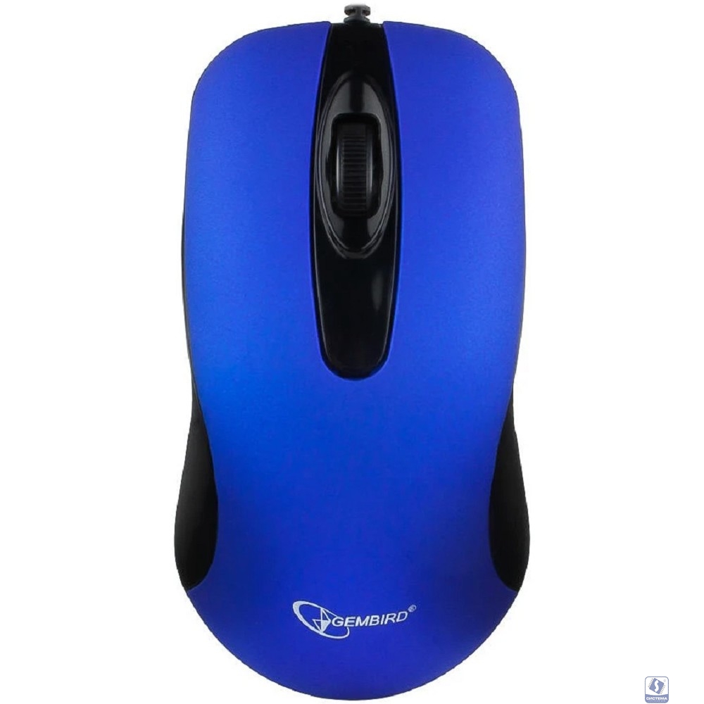 Повреждение упаковки Gembird MOP-400-B dark blue USB, 1000DPI, бесшумный клик