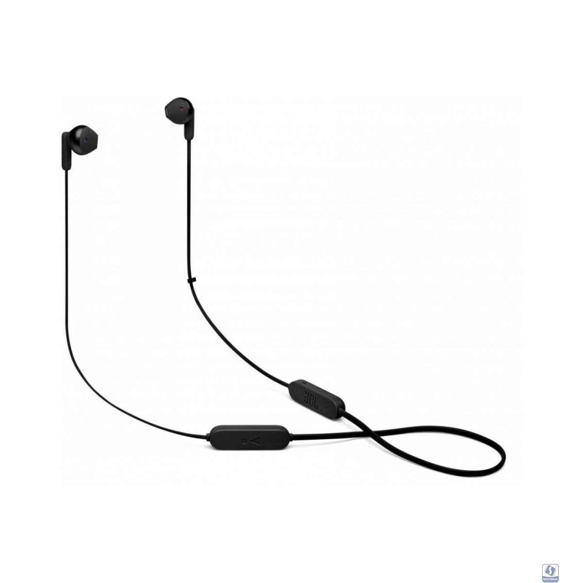 Гарнитура вкладыши JBL T215BT черный беспроводные bluetooth шейный обод (JBLT215BTBLK)