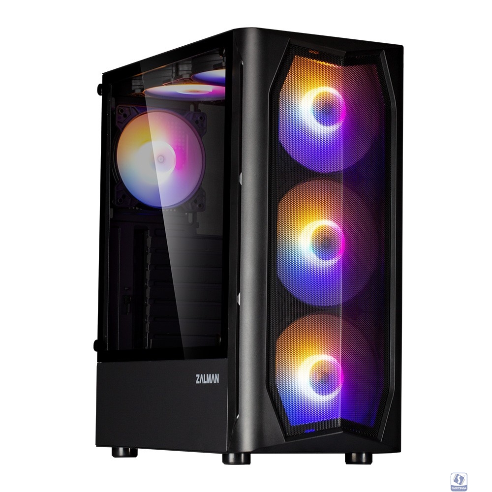 MidiTower Zalman N4 Rev.1  (без БП) Black
