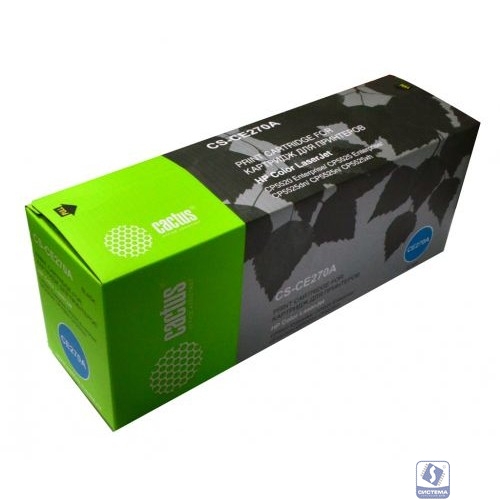 Cactus CE270A Картридж лазерный CS-CE270A черный для HP LJ Ent CP5525 (13000стр.)