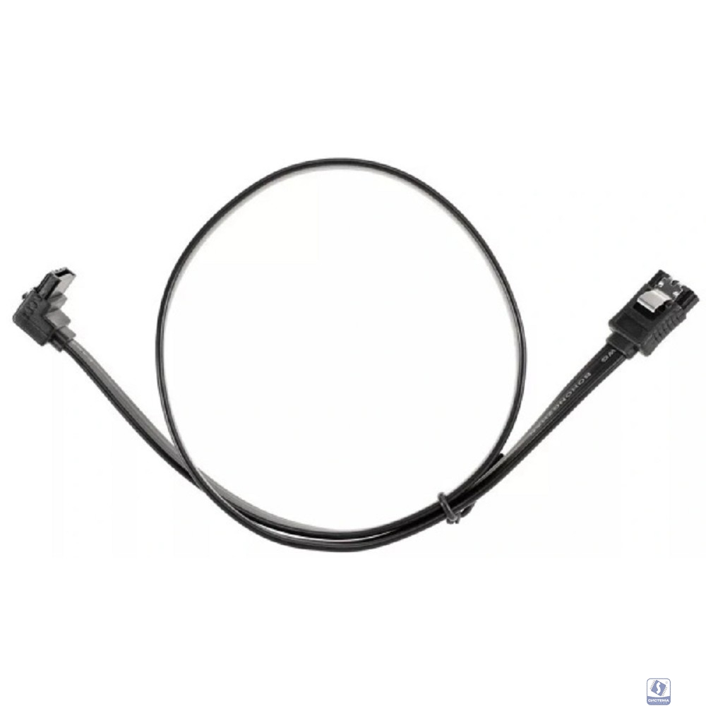 Telecom <TUS705-0.5M>  Кабель SATA M --SATA M 3.0V 7 pin  угловой разъем 0.5m [7958820049996]