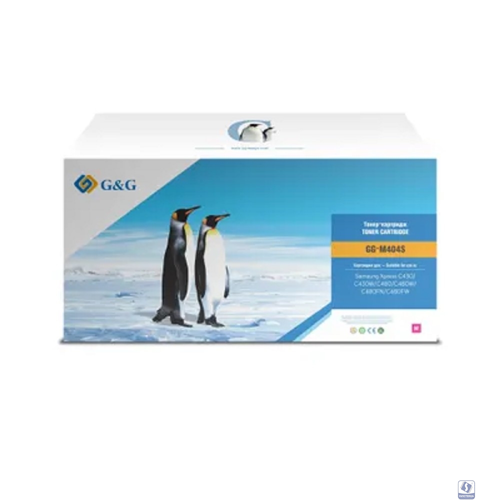 Картридж лазерный G&G GG-M404S пурпурный (1000стр.) для Samsung SL-C430/C430W/C480/C480W/C480FW