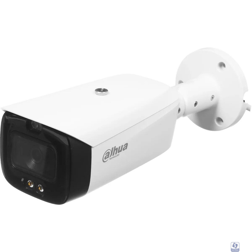 DAHUA DH-IPC-HFW3849T1P-AS-PV-0280B-S5 Уличная цилиндрическая IP-видеокамера TiOC с ИИ и активным сдерживанием 8Мп, 1/2.7” CMOS, объектив 2.8мм, видеоаналитика, ИК 30м, LED 30м, IP67