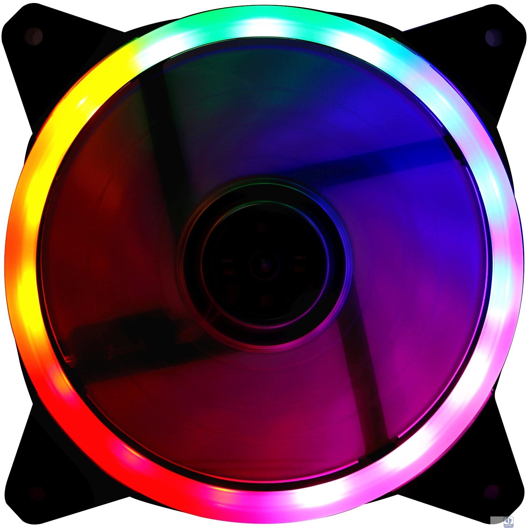 Вентилятор Digma DFAN-FRGB3 RGB 120мм черный 3-pin 4-pin (Molex) Ret