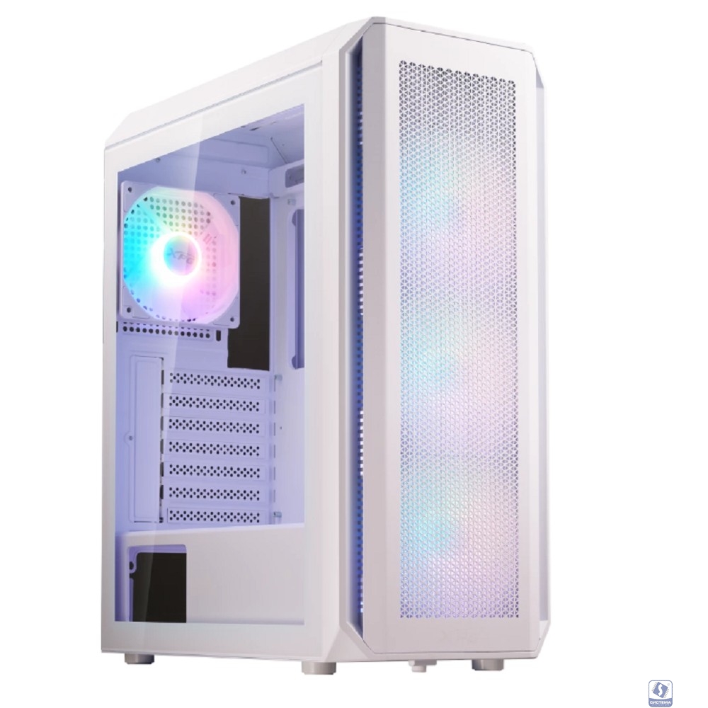 XPG VALOR AIR Plus white / ATX / tempered glass / 4x 120mm ARGB fans/front magnet filter/ VALORAIRPLUSMTA-WHCWW