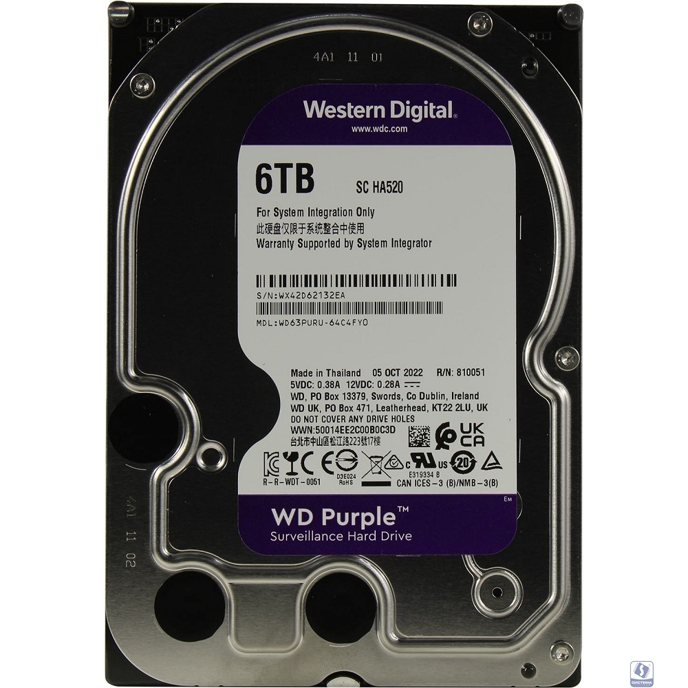 6TB WD Purple (WD63PURU)  